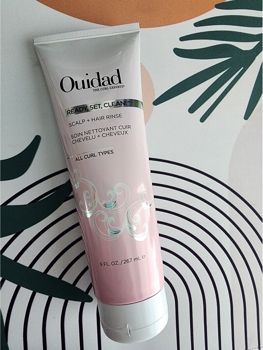 Ouidad Ready, Set, Clean! Scalp + Hair Rinse Shampoo - All Curl Types, 9 FL OZ